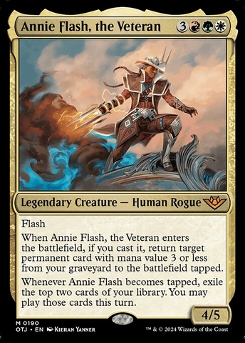 Magic: The Gathering - Outlaws of Thunder Junction - Annie Flash, the Veteran (190)