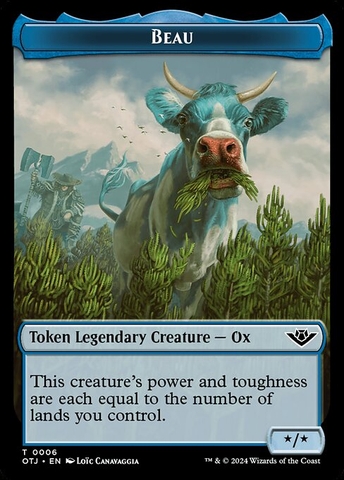 Magic: The Gathering - Outlaws of Thunder Junction Tokens - Beau (6)