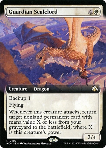 Magic: The Gathering - March of the Machine Commander - Guardian Scalelord (103)