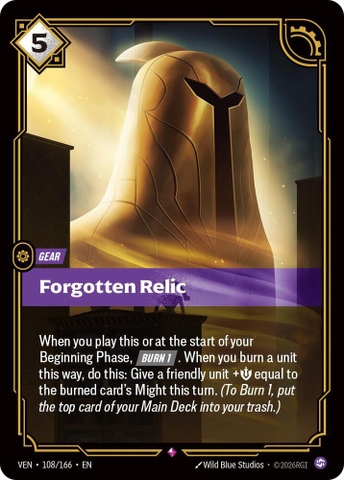 Riftbound TCG - Vendetta - Forgotten Relic (108/166) Foil