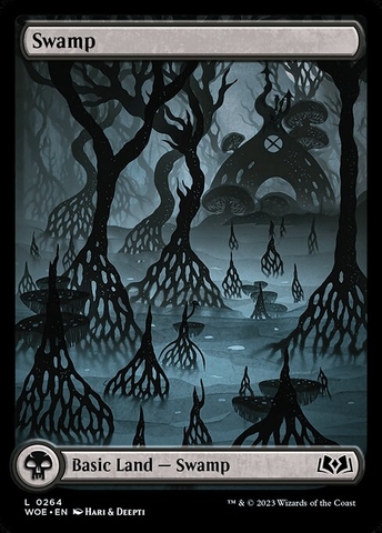 Magic: The Gathering - Wilds of Eldraine - Swamp (264) Foil