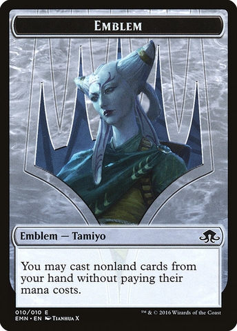 Magic: The Gathering - Eldritch Moon Tokens - Tamiyo, Field Researcher Emblem (10)