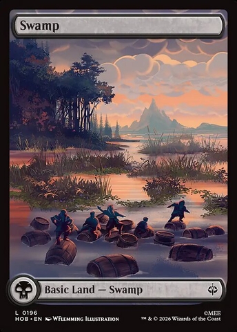 Magic: The Gathering - The Hobbit - Swamp (196) Foil