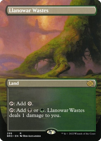 Magic: The Gathering - The Brothers' War - Llanowar Wastes (299)