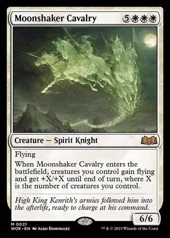Magic: The Gathering - Wilds of Eldraine - Moonshaker Cavalry (21) Foil