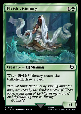 Magic: The Gathering - Tales of Middle-earth Commander - Elvish Visionary (240)