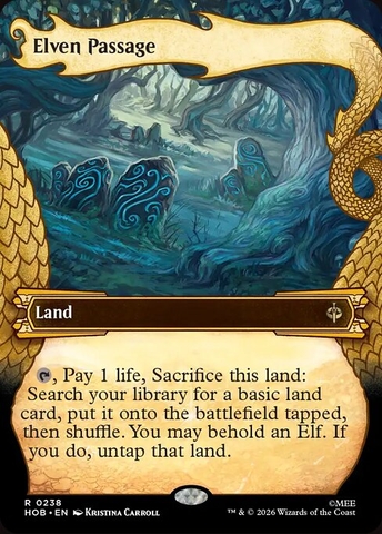 Magic: The Gathering - The Hobbit - Elven Passage (238) Foil