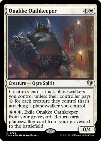 Magic: The Gathering - Commander Masters - Onakke Oathkeeper (722)