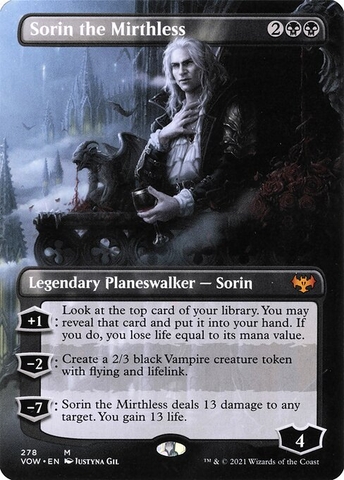 Magic: The Gathering - Innistrad: Crimson Vow - Sorin the Mirthless (278) Foil