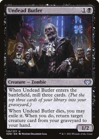 Magic: The Gathering - Innistrad: Crimson Vow - Undead Butler (133)