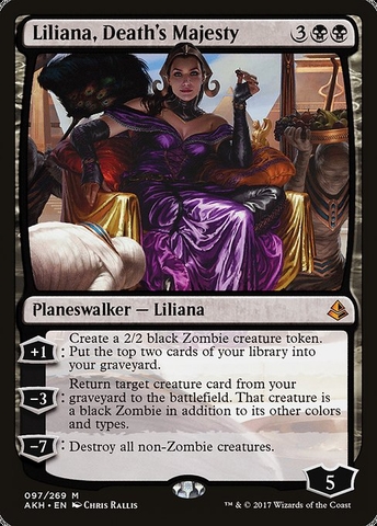 Magic: The Gathering - Amonkhet - Liliana, Death's Majesty (97)