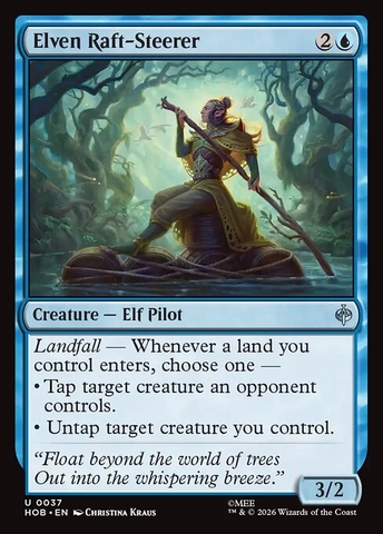 Magic: The Gathering - The Hobbit - Elven Raft-Steerer (37)