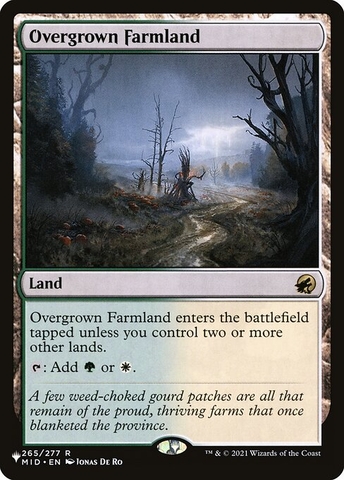 Magic: The Gathering - The List - Overgrown Farmland (MID-265)