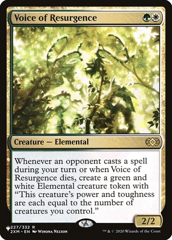 Magic: The Gathering - The List - Voice of Resurgence (2XM-227)