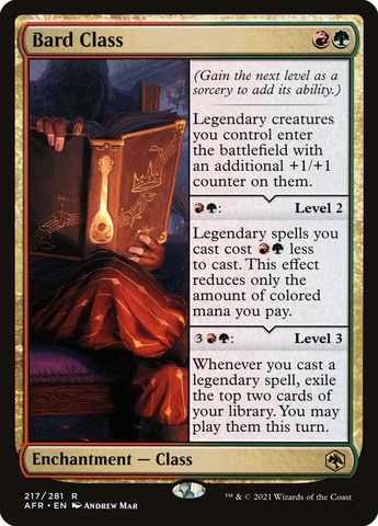 Magic the Gathering - Adventures in the Forgotten Realms - Bard Class
