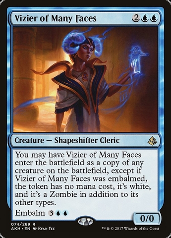 Magic the Gathering - Amonkhet - Vizier of Many Faces