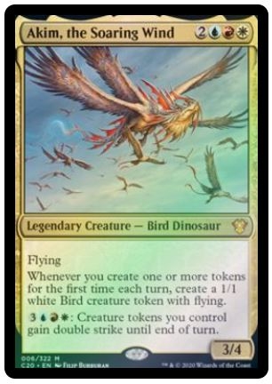 Magic the Gathering - Commander 2020  - Akim, the Soaring Wind -  Foil