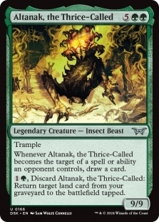 Magic the Gathering - Duskmourn: House of Horror - Altanak, the Thrice-Called
