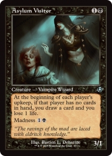 Magic the Gathering - Innistrad Remastered - Asylum Visitor (Retro Frame)