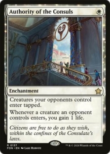 Magic the Gathering - Foundations - Authority of the Consuls