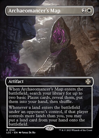 Magic: The Gathering - The Lost Caverns of Ixalan Commander - Archaeomancer's Map (101)
