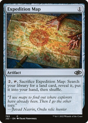 Magic: The Gathering - Jumpstart 2022 - Expedition Map (765)