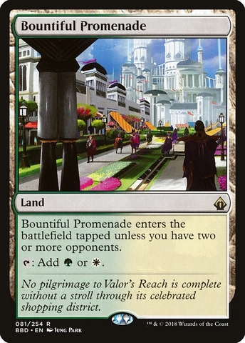 Magic: The Gathering - Battlebond - Bountiful Promenade (81)