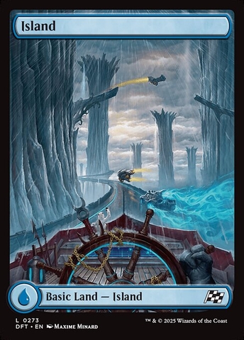 Magic: The Gathering - Aetherdrift - Island (273) Foil
