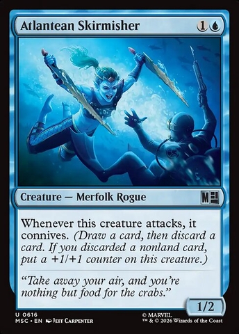 Magic: The Gathering - Marvel Super Heroes Commander - Atlantean Skirmisher (616)