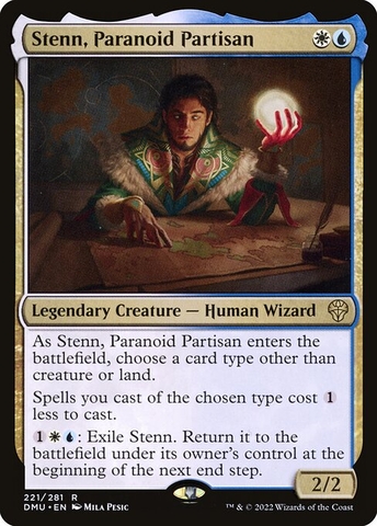 Magic: The Gathering - Dominaria United - Stenn, Paranoid Partisan (221)
