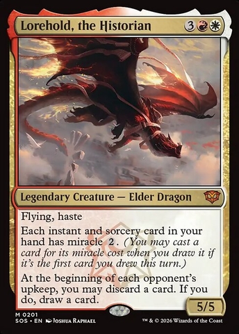 Magic: The Gathering - Secrets of Strixhaven - Lorehold, the Historian (201) Foil
