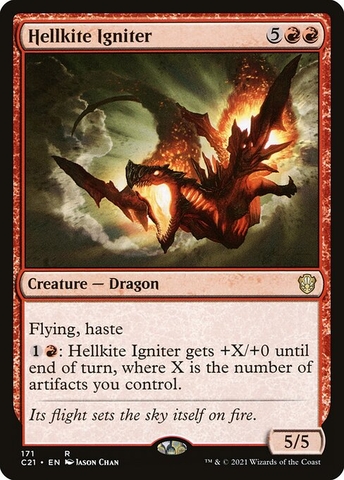 Magic: The Gathering - Commander 2021 - Hellkite Igniter (171)