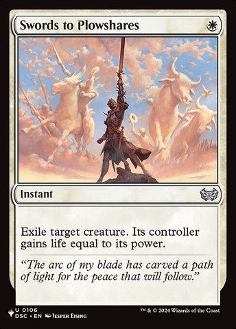Magic: The Gathering - The List - Swords to Plowshares (DSC-106)
