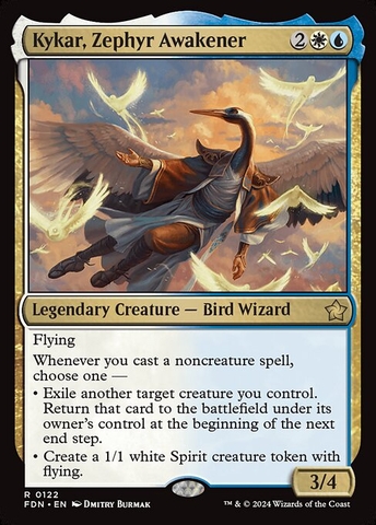 Magic: The Gathering - Foundations - Kykar, Zephyr Awakener (122)
