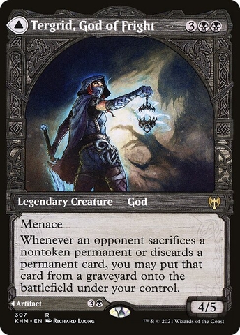 Magic: The Gathering - Kaldheim - Tergrid, God of Fright // Tergrid's Lantern (307)