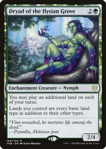 Magic: The Gathering - Theros Beyond Death - Dryad of the Ilysian Grove (169)