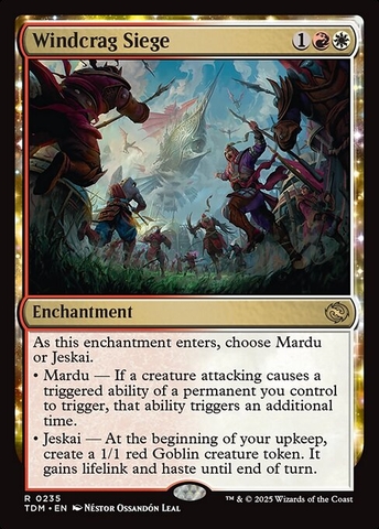 Magic: The Gathering - Tarkir: Dragonstorm - Windcrag Siege (235) Foil