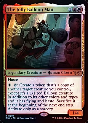 Magic the Gathering - Duskmourn: House of Horror - The Jolly Balloon Man FOIL