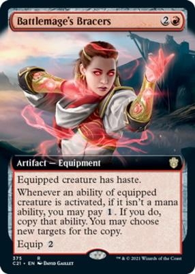Magic: The Gathering - Commander 2021 - Battlemage's Bracers (375)