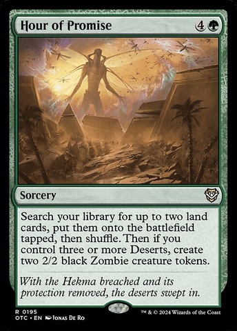 Magic: The Gathering - Outlaws of Thunder Junction Commander - Hour of Promise (195)