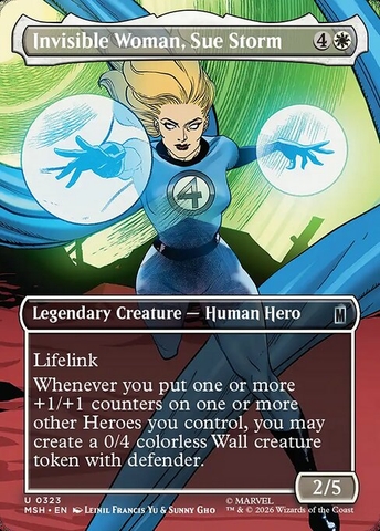 Magic: The Gathering - Marvel Super Heroes - Invisible Woman, Sue Storm (323)