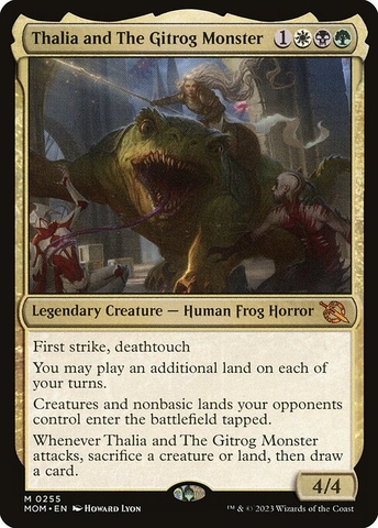 Magic: The Gathering - March of the Machine - Thalia and The Gitrog Monster (255)
