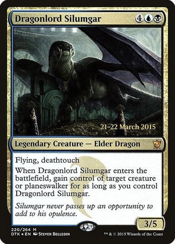 Magic: The Gathering - Dragons of Tarkir Promos - Dragonlord Silumgar (220s) Foil