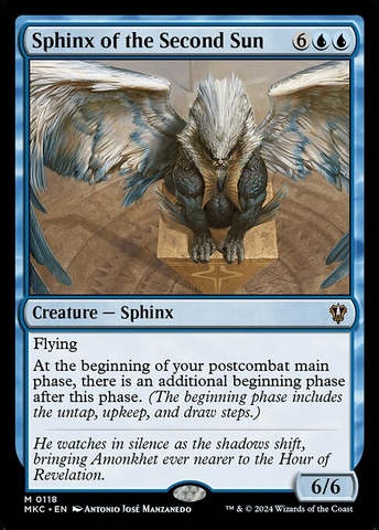 Magic: The Gathering - Murders at Karlov Manor Commander - Sphinx of the Second Sun (118)