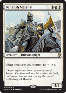 Magic the Gathering - Dominaria - Benalish Marshal
