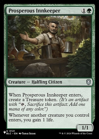 Magic: The Gathering - The List - Prosperous Innkeeper (BLC-121)