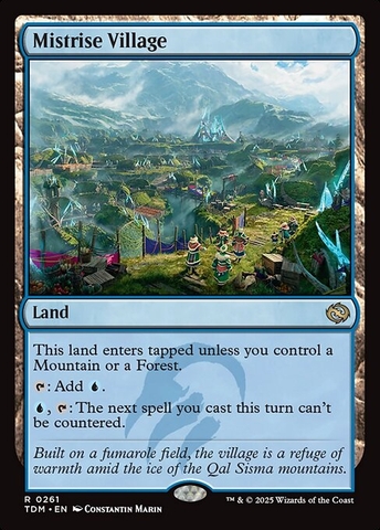 Magic: The Gathering - Tarkir: Dragonstorm - Mistrise Village (261) Foil