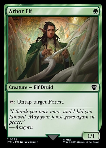 Magic: The Gathering - Tales of Middle-earth Commander - Arbor Elf (232)