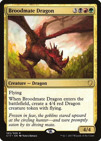 Magic the Gathering - Commander 2017 - Broodmate Dragon