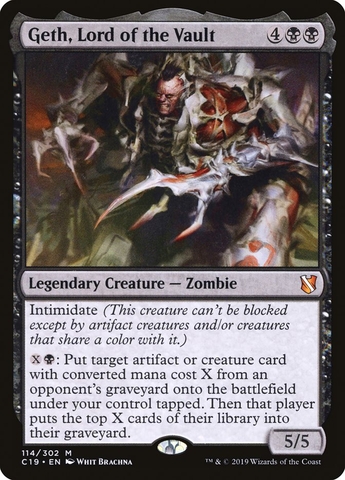Magic the Gathering - Commander 2019  - Geth, Lord of the Vault